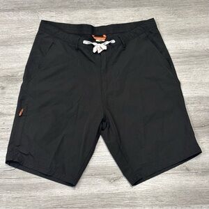 Trunks 360 utility shorts Black Men's Board Shorts Sz 34 drawstring summer